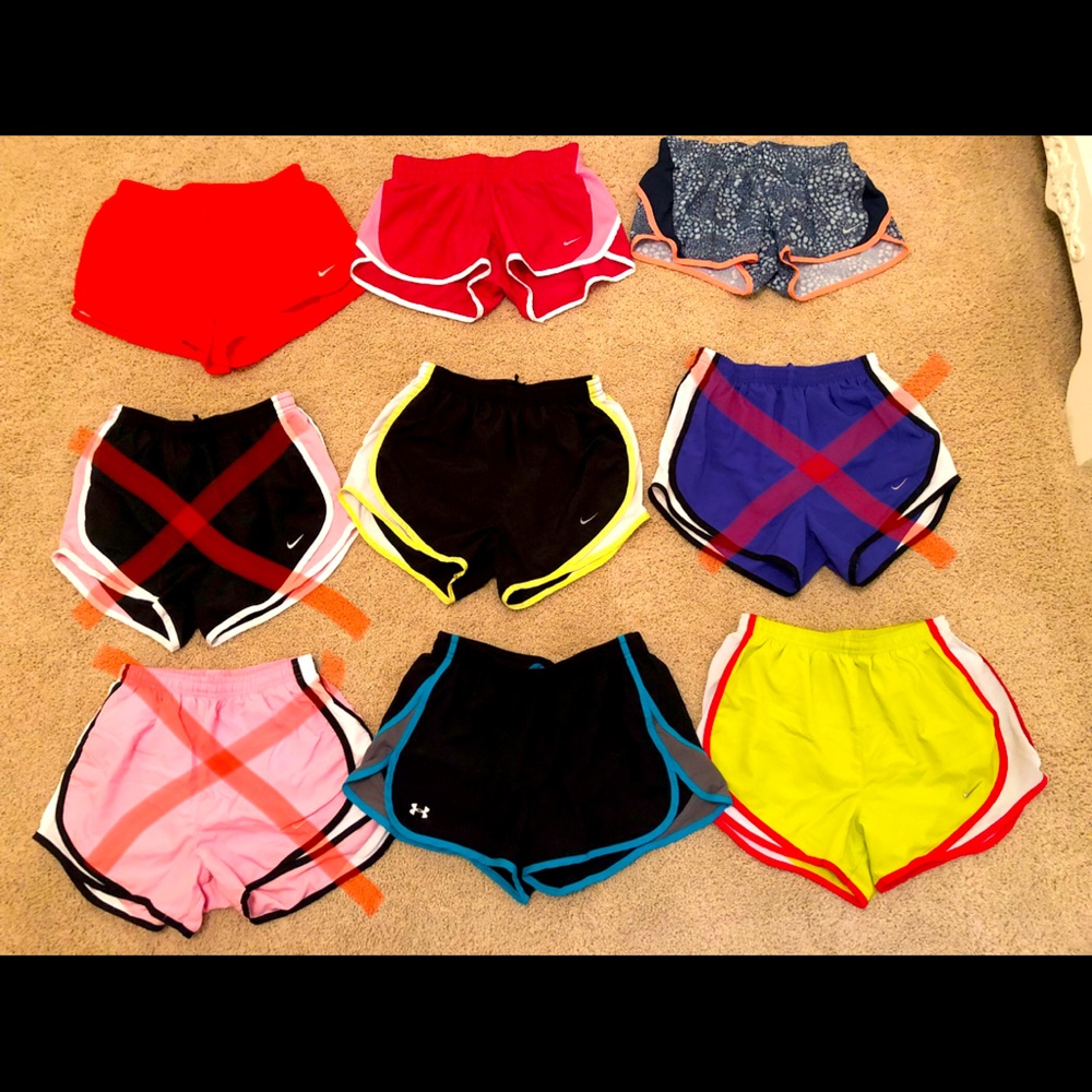 Women’s Nike Shorts - Size XS - 6 pairs total